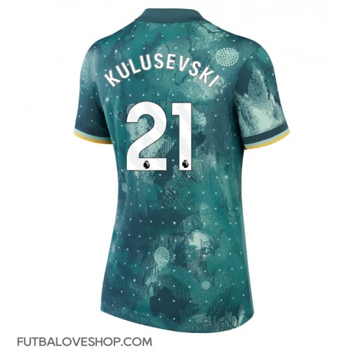 Dres Tottenham Hotspur Dejan Kulusevski #21 Tretina pre Ženy 2024-25 Krátky Rukáv